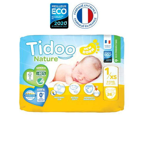 Couches Nature Taille 1 Tidoo - paquet
