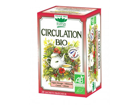 Tisane circulation bio-20 sachets-Romon Nature