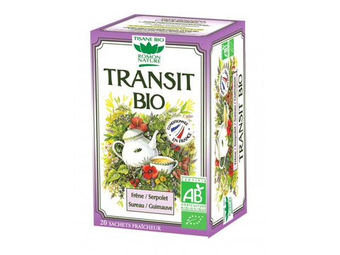 Tisane transit bio-20 sachets-Romon Nature