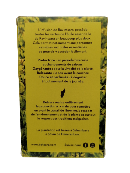 Infusión de Ravintsara ecológica-20 bolsitas-Betsara