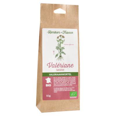 Racine de valériane bio pour tisane Herbiers de France - 50 g