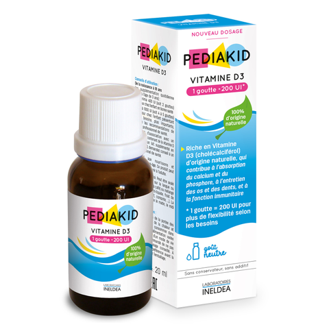 Vitamine D3-200Ui-20ml-Pediakid