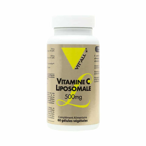 Vitamine C Liposomale-500mg-60 gélules végétales-Vit'all+