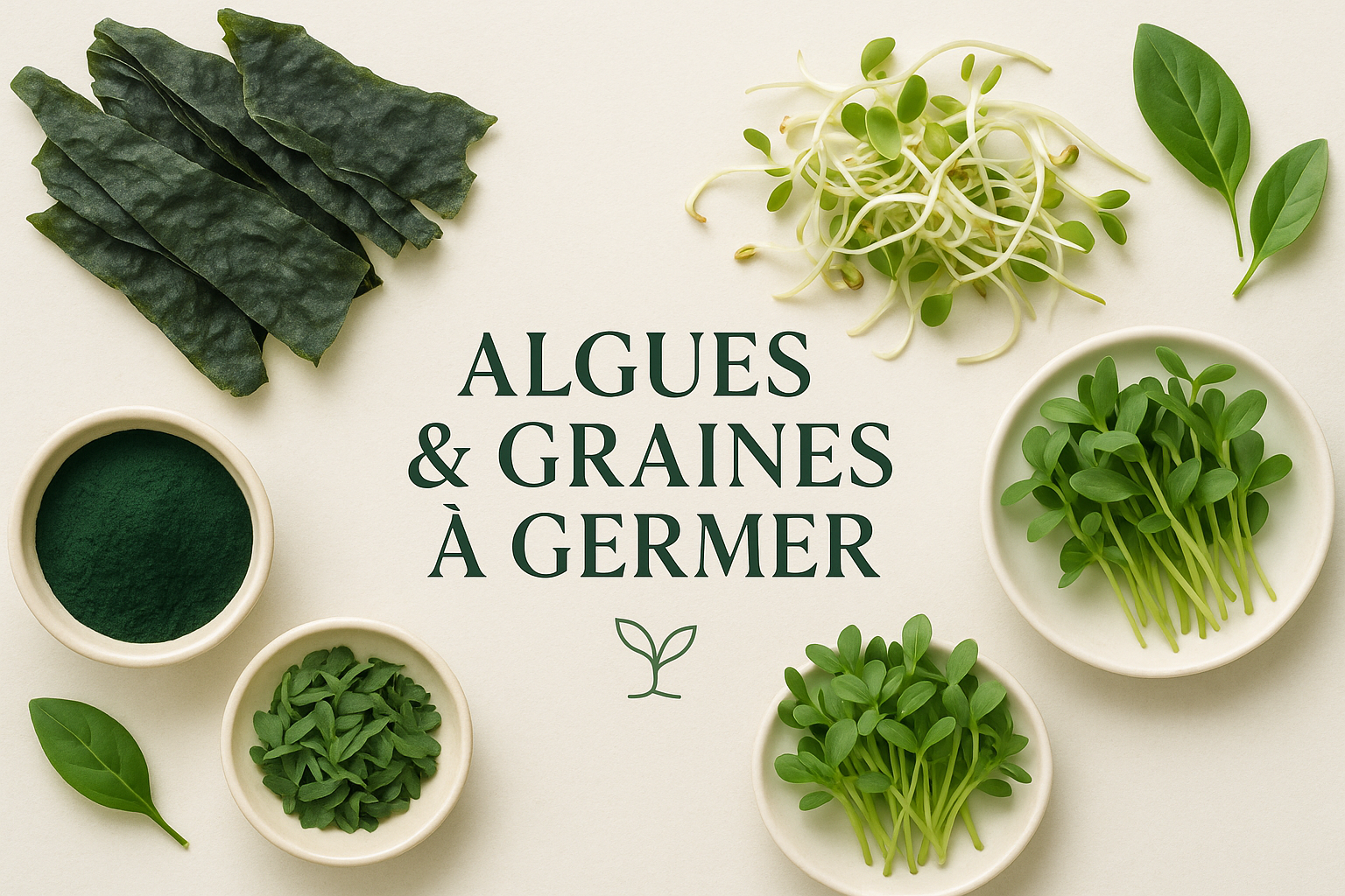 Dan Rouillard Algae and seeds to germinate. – Boutique Pleine-Forme