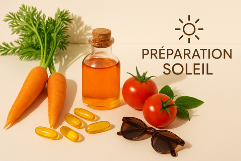 Compléments alimentaires préparation au soleil !