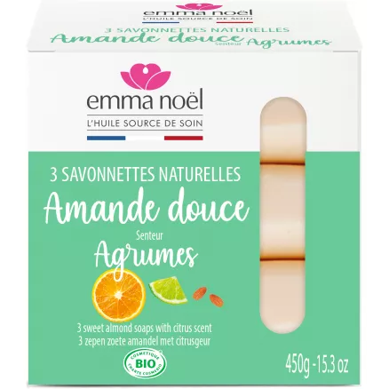 Savonnettes Amande Douce-x3-Emma noel