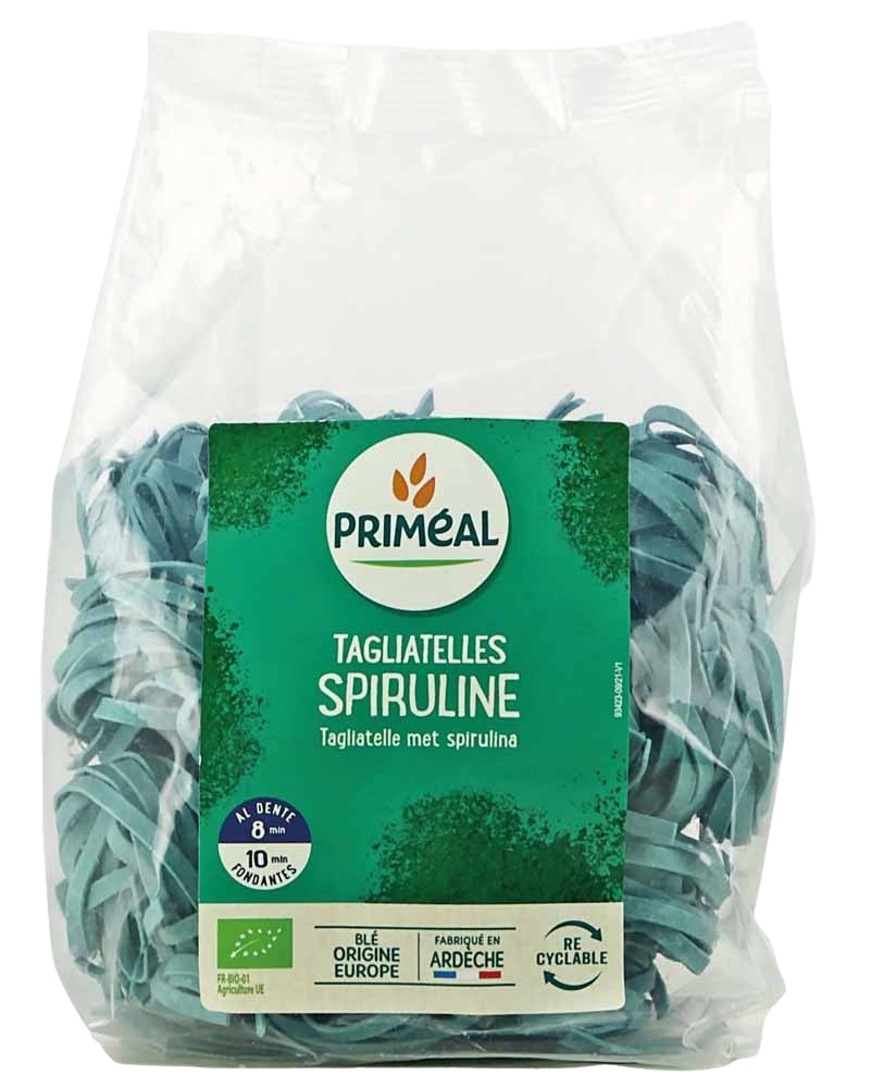 Tagliatelles Bio à la Spiruline-250g-Priméal