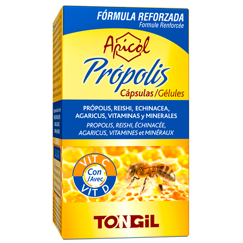 Apicol Propóleo - 40 cápsulas - Tongil
