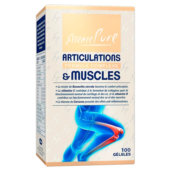 Ess Forme Articulaciones y Músculos - Fórmula Compleja - 100 Cápsulas - Pure Ess ...