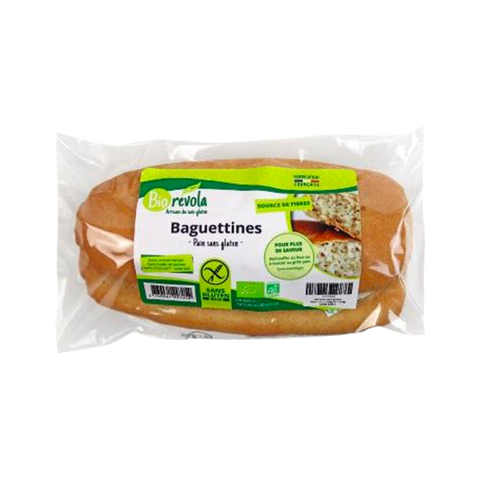 Baguettes Ecológicas SIN GLUTEN-200g-Bio Révola