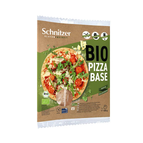 Organic pizza base-GLUTEN-FREE-1x100g-Schnitzer