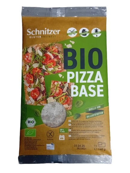 Base pizza Bio-SANS GLUTEN-1x140g-Schnitzer