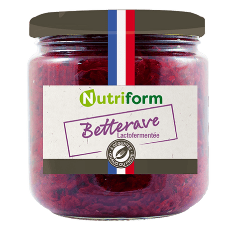 Betterave rouge bio Lactofermentée-380g-Nutriform