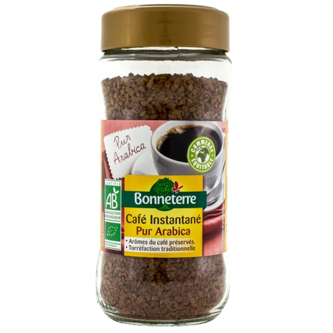 Organic Pure Arabica instant coffee-100g-Bonneterre