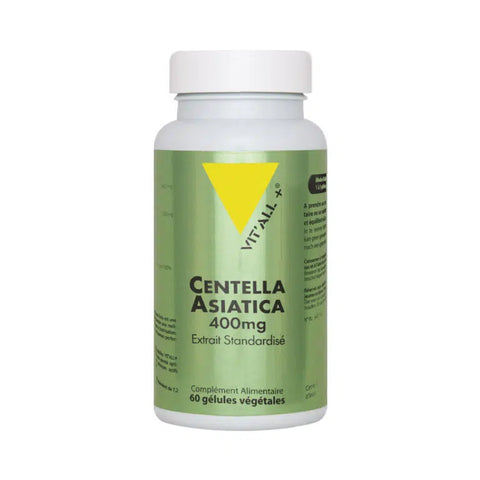 Centella Asiatica Extrait 400mg-60 gélules végétales-Vit'all+