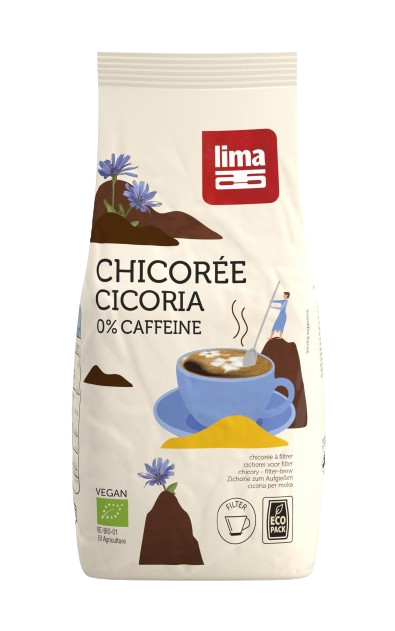 Chicorée Bio à filtrer 0 caféine-250g-Lima