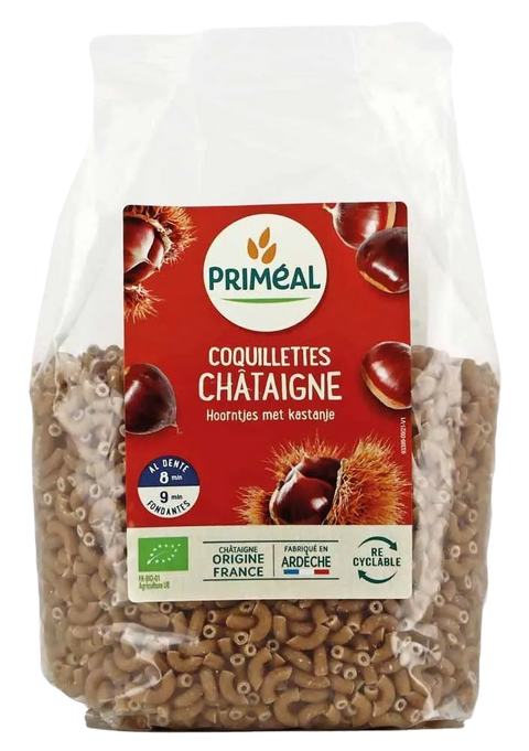 Coquillettes châtaigne Bio-500g-Priméal