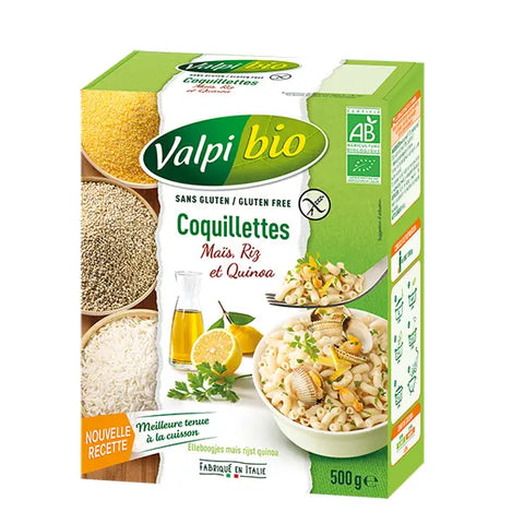 Gluten-free coquillettes-Corn, Rice and Quinoa-500g-ValpiBio