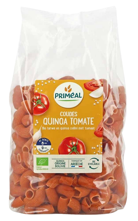 Codos De Tomate Con Quinoa Bio-500g-Priméal