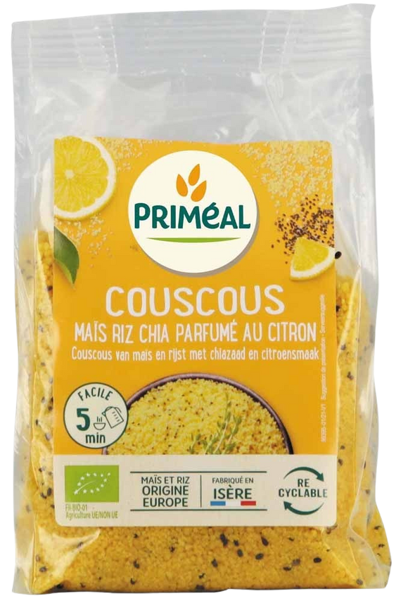 Couscous Bio Maïs, Riz, Chia Citron-300g-Priméal
