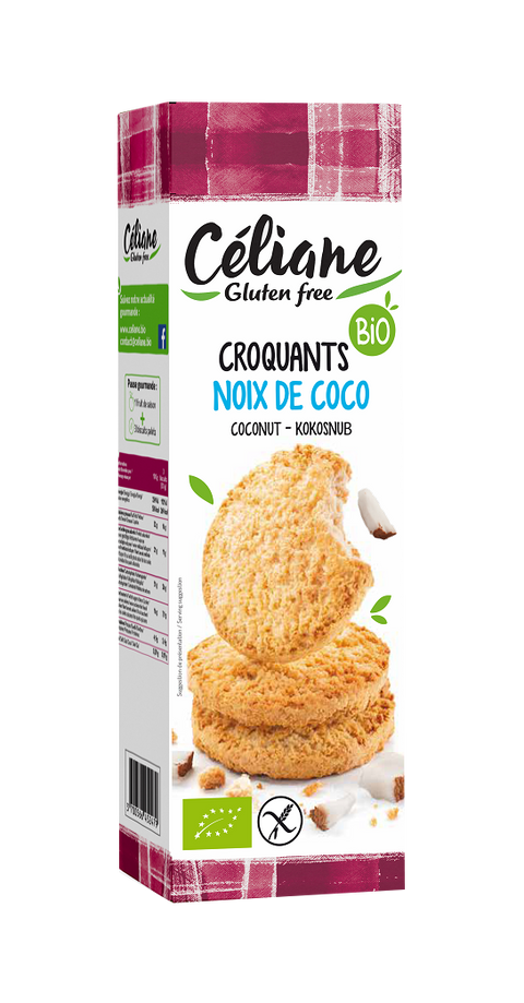 Croquants noix de coco sans gluten-150g-Céliane
