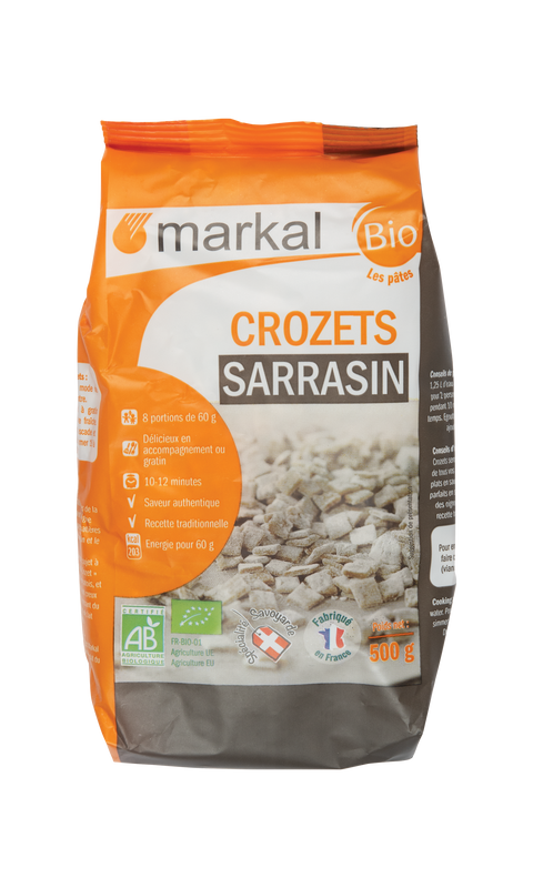 Crozets de trigo sarraceno ecológico-500g-Markal