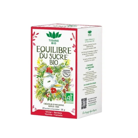 Equilibre du sucre Bio-20 sachets-Romon Nature