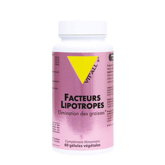 Facteurs Lipotropes-60 gélules végétales-Vit'all+