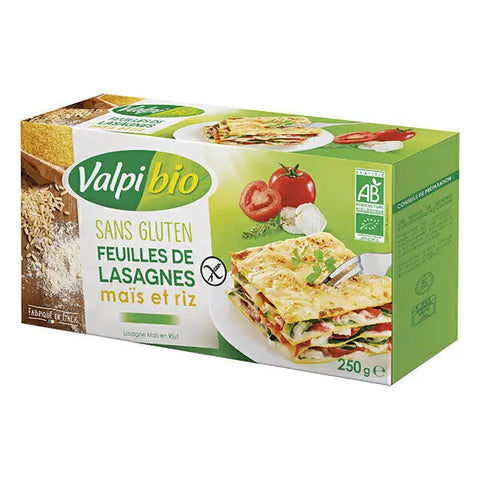 Gluten-free Lasagna Sheets-Corn and Rice-250g-ValpiBio