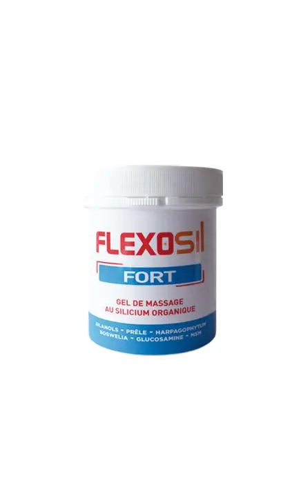 Flexosil Fort-Gel massage au silicium-200ml-Nutrition concept