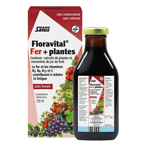 Floravital, fer+plantes-250ml-Salus
