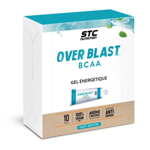 OVER BLAST BCAA energy gels-10x25g-STC
