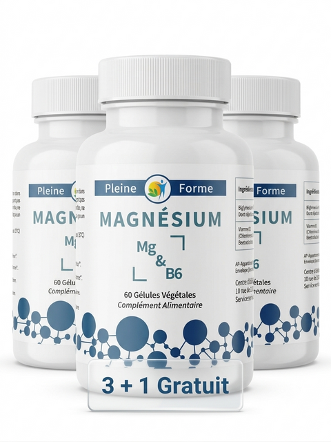 Magnésium & B6-600mg-60gélules-Pleine Forme
