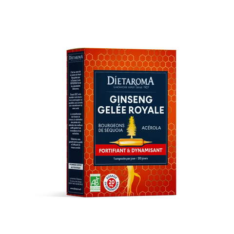 Ginseng Gelée royale-20 ampoules-Dietaroma