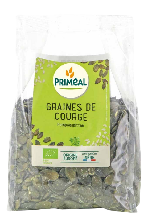 Semillas de calabaza orgánicas, 250 o 500 g-Priméal
