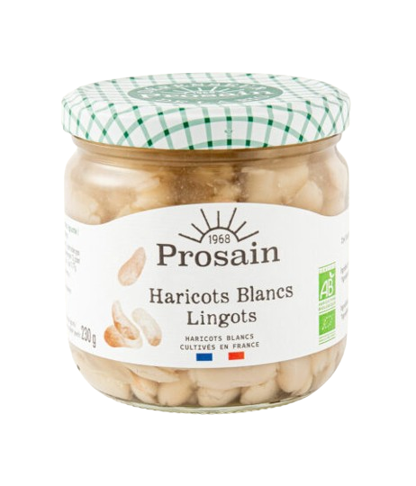 Organic White Beans Ingots-230g-Prosain