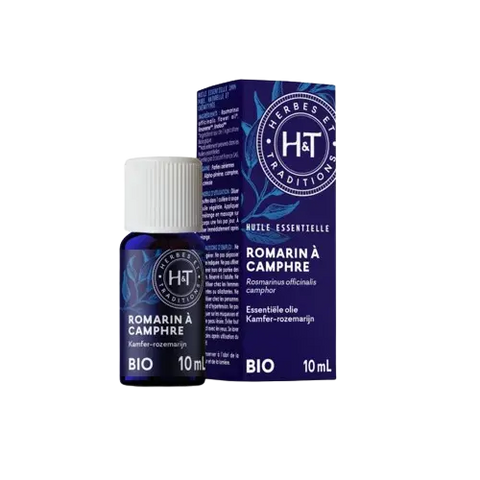 Organic Rosemary camphor essential oil-10ml-Herbes et Traditions
