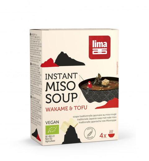 Sopa de Miso Instantánea Wakame y Tofu-Lima