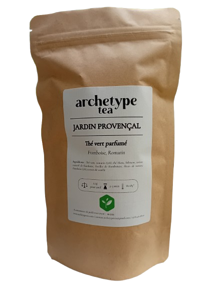 Jardin Provençal-Thé vert parfumé-100g-Archetype Tea