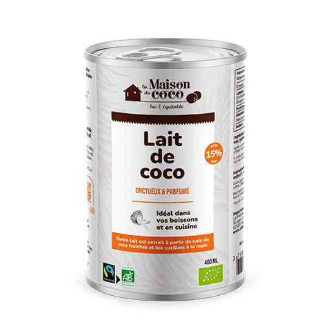 Lait de Coco Bio-400ml-La maison du Coco
