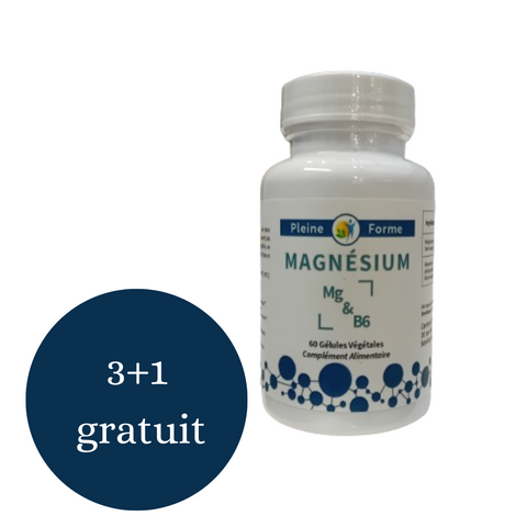 Magnesio y B6-600 mg-60 cápsulas-forma completa