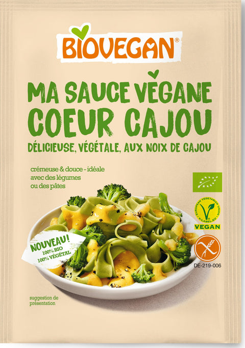 Ma sauce vegan aux noix de cajou Bio-25g-Biovegan