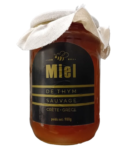 Miel de Thym sauvage de Crète-500 et 300g-Eugénie sélection