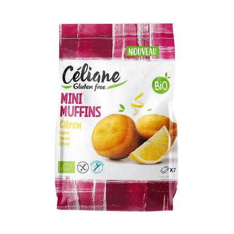 Mini Gluten-Free Organic Lemon Muffins-200g-Céliane