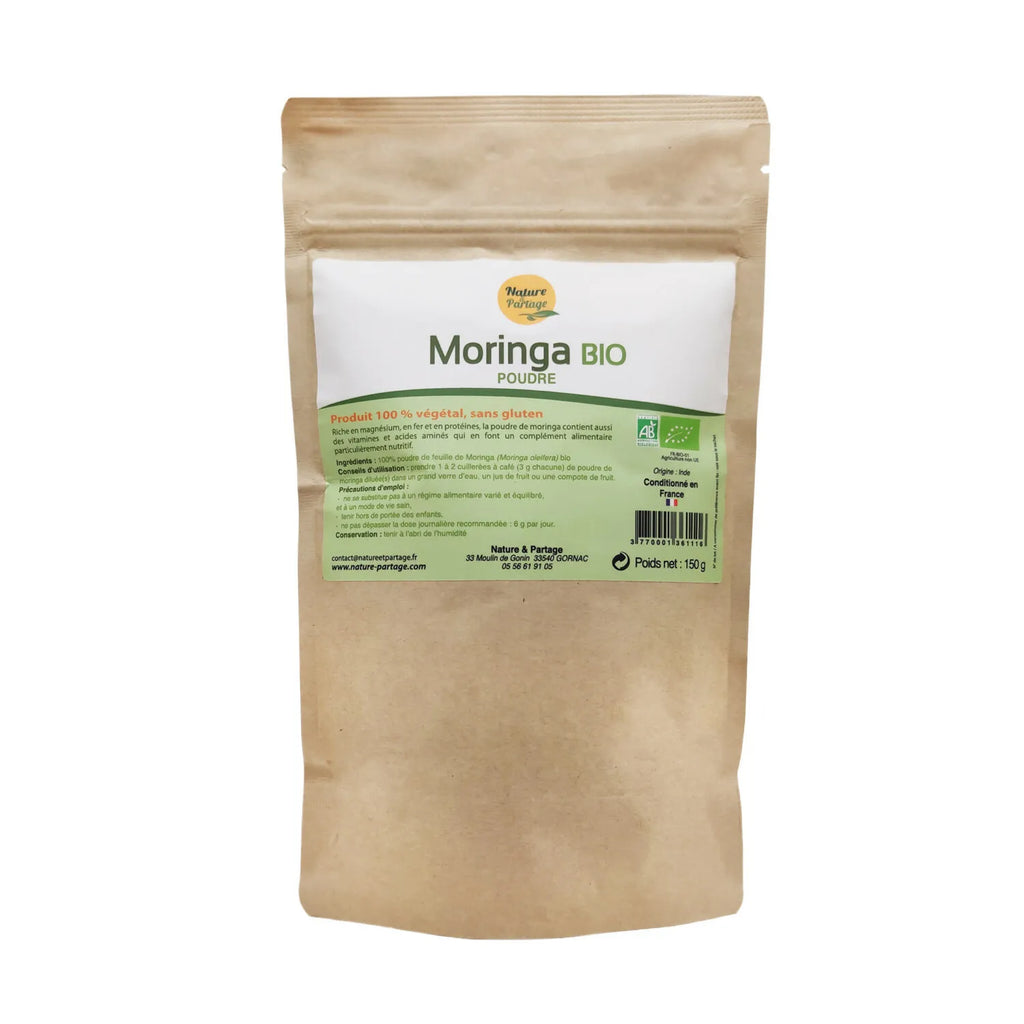 Moringa Bio en poudre-150g-Nature et Partage