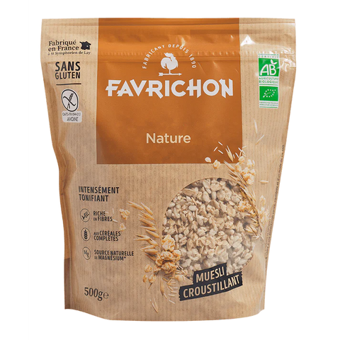 Organic crispy muesli-500g-Favrichon