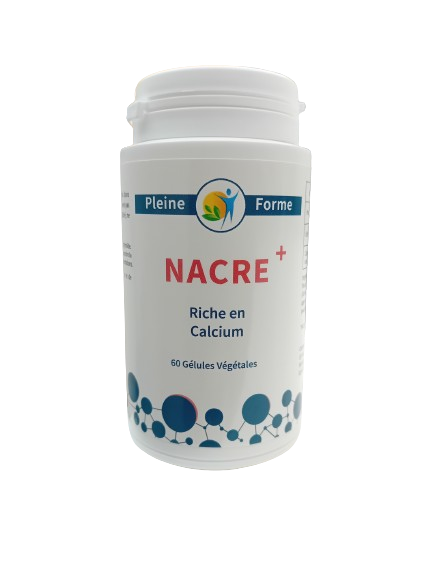 Nacre + source de calcium-60 gélules-Pleine Forme®