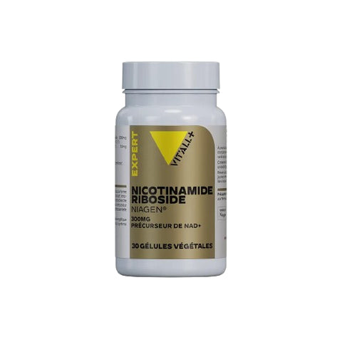Soutenez votre métabolisme cellulaire et combattez la fatigue en profondeur avec le Nicotinamide Riboside NIAGEN® 300mg 30 Gélules de Vit'all+