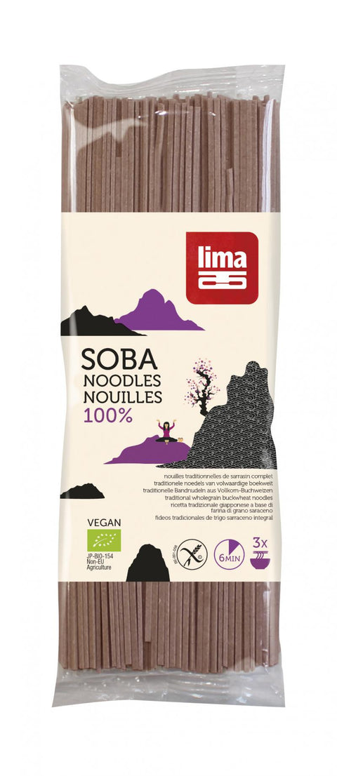 Soba Noodles 100% Organic Buckwheat-200g-Lima