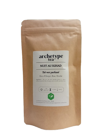 Nuit au rihad-Thé vert parfumé-100g-Archetype Tea